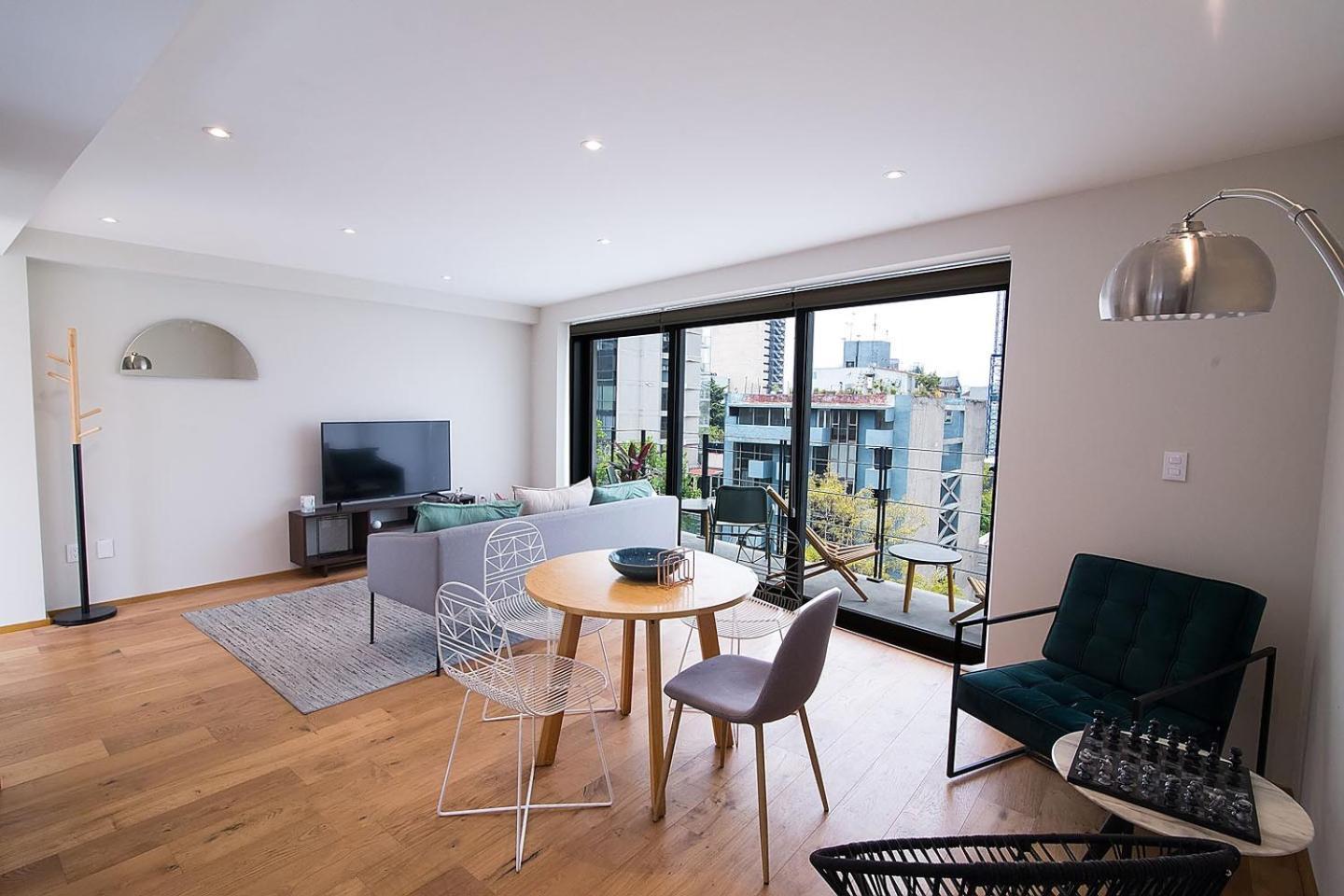 Apartamentos La Condesa Kota Meksiko Bagian luar foto