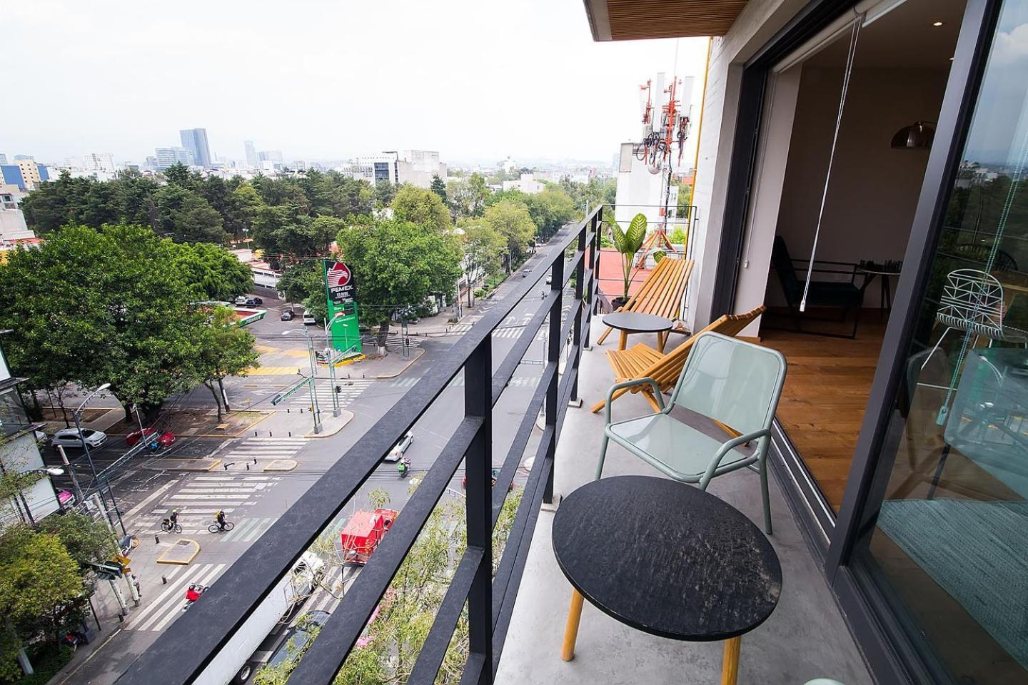 Apartamentos La Condesa Kota Meksiko Bagian luar foto