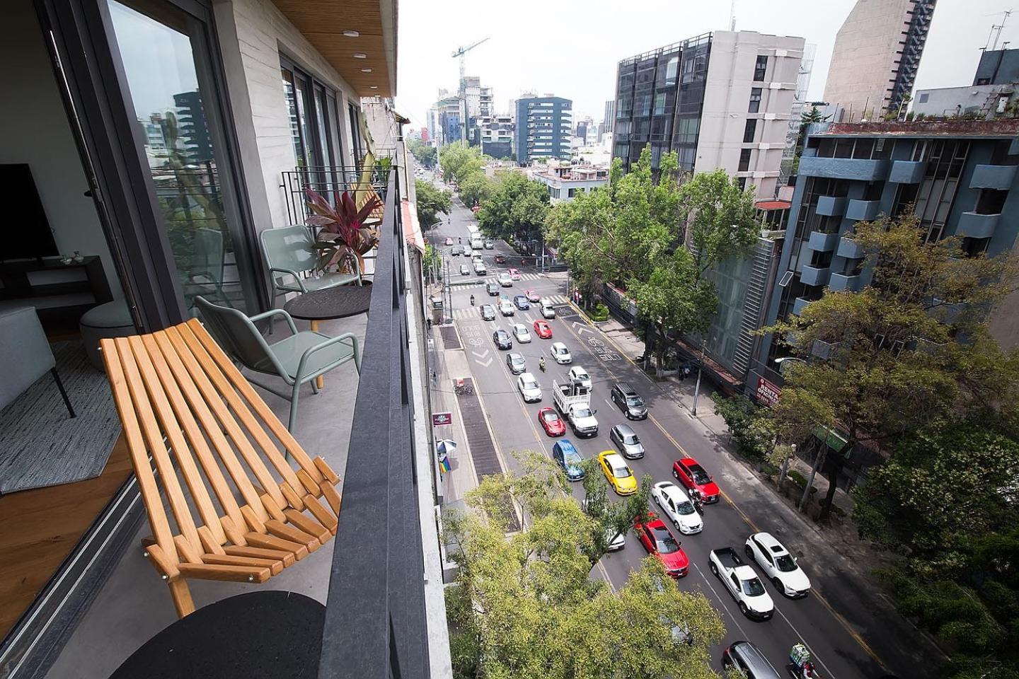 Apartamentos La Condesa Kota Meksiko Bagian luar foto