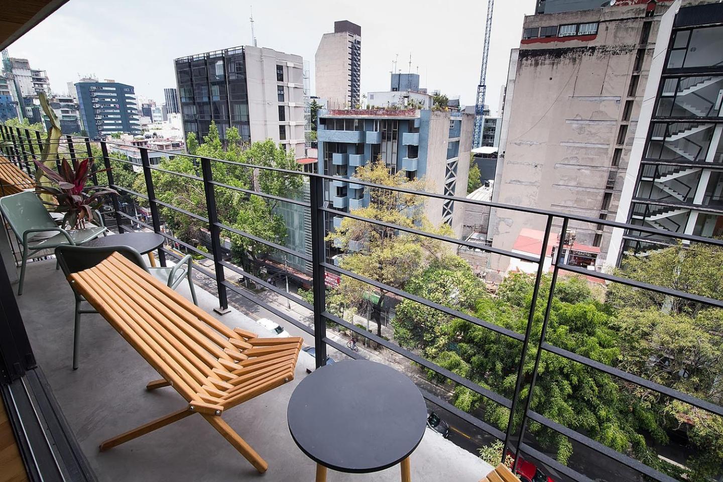 Apartamentos La Condesa Kota Meksiko Bagian luar foto